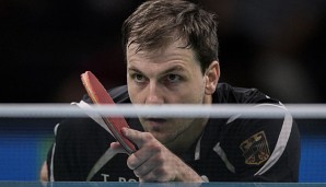 Timo Boll musste bei der EM verletzungsbedingt aufgeben