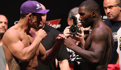 Anthony Johnson (r.) trifft im Mittelgewicht in Rio de Janeiro auf Vitor Belfort