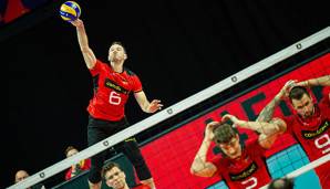 Die deutschen Volleyballer sind an Polen gescheitert.