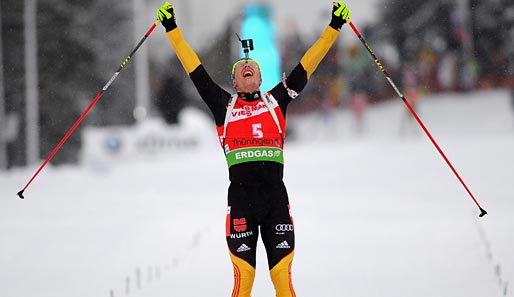 Andreas Birnbacher debütierte 2001 im Biathlon-Weltcup