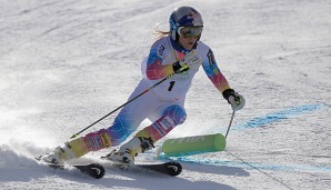 Lindsey Vonn kehrte nach ihrer Knieverletzung wieder auf die Piste zurück