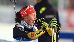 Laura Dahlmeier konnte dank Platz 15 das Ticket für Sotschi lösen