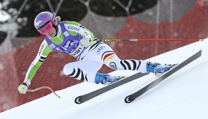 Maria Höfl-Riesch konnte in Kranjska Gora nicht überzeugen