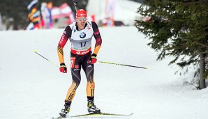 Nach dem Sprint lag Arndt Peiffer noch auf Platz drei