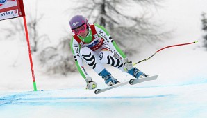 Maria Höfl-Riesch verpasste eine gute Platzierung deutlich