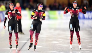 Die deutschen Damen landeten in Heerenveen auf dem zweiten Rang