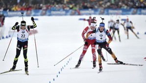 Simon Schempp setzte sich am Ende hauchdünn vor seinen Konkurrenten durch