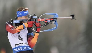 Simon Schempp gewann den Sprint von Antholz souverän