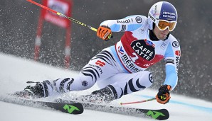 Fritz Dopfer landete im Riesenslalom von Meribel auf dem zweiten Rang