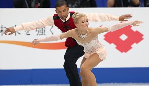 Aljona Savchenko hier mit ihrem ehemaligen Partner Robin Szolkowy