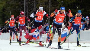 Daniel Böhm (Nummer 11) und Erik Lesser (26) haben die WM-Norm noch nicht erfüllt