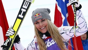 Lindsey Vonn setzte sich souverän vor Lara Gut aus der Schweiz durch