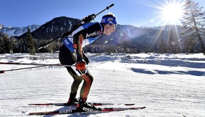 Simon Schempp wurde bei der Verfolgung in Antholz Zweiter