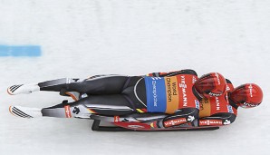 Tobias Wendl und Tobias Arlt haben ihren Titel bei der Rodel-WM am Königssee erfolgreich verteidigt