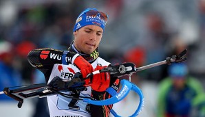 Simon Schempp konnte auch im Massenstart keine Medaille gewinnen