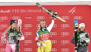 Lara Gut gewann den Riesenslalom in Sölden