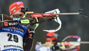 Benedikt Doll gewann den Sprint in Hochfilzen