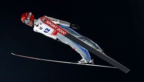 Stephan Leyhe hinterließ beim Training auf der Großschanze einen guten Eindruck