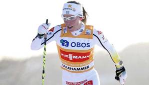 Charlotte Kalla gewann in Lillehammer