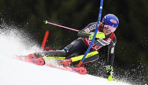 Mikaela Shiffrin gewinnt zum fünften Mal die Slalom-Kugel.