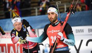 Martin Fourcade gewann vor drei Landsmännern.