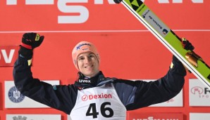 Bei der WM 2021 gewann Karl Geiger im Einzel Silber und Bronze.