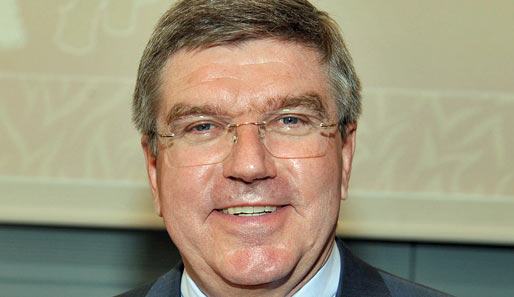 Thomas Bach, Präsident des DOSB, strahlt Zuversicht aus