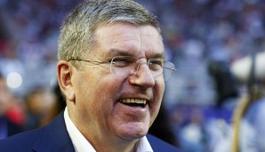 IOC-Chef Thomas Bach dankt der brasilianischen Staatspräsidentin Dilma Rousseff