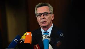 Thomas de Maiziere reagierte erfreut auf den Ausschluss Russlands von den Olympischen Winterspielen in Pyeongchang