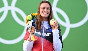 Ricarda Funk hat die erste Goldmedaille für Deutschland geholt.