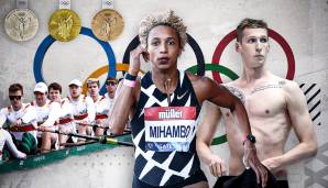 Der Ruder-Achter, Malaika Mihambo und Florian Wellbrock gehören zu den deutschen Gold-Hoffnungen in Tokio.