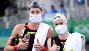 Beck hat im Freiwasserschwimmen eine Medaille knapp verpasst.