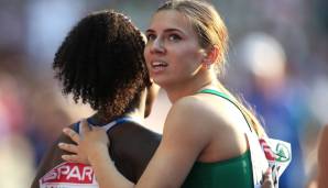 Banger Blick von Kristina Timanovskaya: Die Aufnahme stammt von der Leichtathletik-EM 2018 in Berlin.