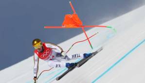 Romed Baumann ist beim Super-G in Peking für Deutschland im Einsatz.