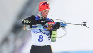 Denise Herrmann landete im Sprint nur abgeschlagen im Feld.