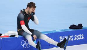 Eisschnellläufer Joel Dufter hat bei den Olympischen Winterspielen in Peking enttäuscht.