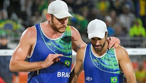 Das brasilianische Duo Alison/Bruno holte in der Heimat Gold