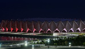 In diesem Stadion werden unter anderem Volley- und Handballmatches ausgetragen