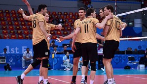 Die deutschen Volleyballer stehen kurz vor dem Gewinn einer Medaille