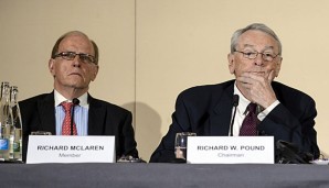 Richard McLaren (l.) hat seine Ergebnisse der Doping-Untersuchung der letzten Olympischen Spiele präsentiert