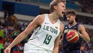 Mindaugas Kuzminskas zeigte mit 23 Punkten, wozu er im Stande ist