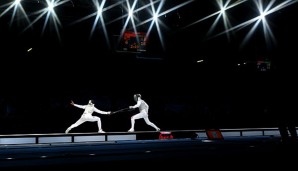 Beim Fechten gehen alle qualifizierten Sportler an den Start