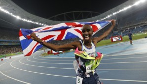 Mo Farah gelang wie schon in London das Double über 5.000 und 10.000 Meter