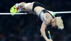 Martina Strutz konnte in der Konkurrenz 4,60 Meter überqueren