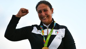 Diana Bacosi sicherte sich ihre erste Goldmedaille im Skeet