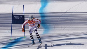 Maria Höfl-Riesch wirkte nach dem Abfahrtstraining ein wenig ernüchtert