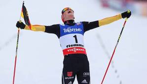 Eric Frenzel ist deutscher Fahnenträger bei der Eröffnungsfeier der Olympischen Spiele 2018.