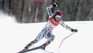 Ester Ledecka sicherte sich bei den olympischen Spielen die Goldmedaille im Super-G.