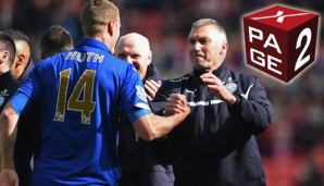 Nigel Pearson sicherte Leicester zusammen mit Robert Huth den Klassenerhalt in der Premier League