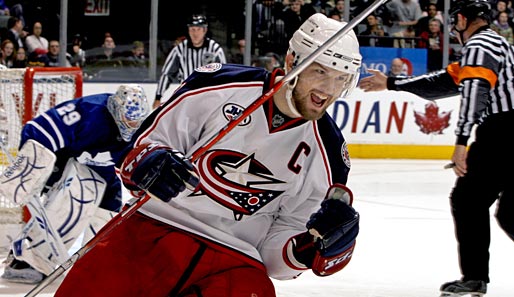 Left Wing Rick Nash erzielte in der vergangenen Saison in 78 Spielen 40 Tore und 39 Assists